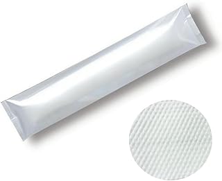 おしぼり 使い捨て 紙おしぼり 個包装 100本入 業務用 180×250mm エンボス加工 お手拭き 丸型 白 無地 (100個)