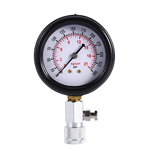 Professional Petrol Gas Engine Compression Tester, Test Gauge Kit Car Motorcycle Garage Tools With Case #TOP3