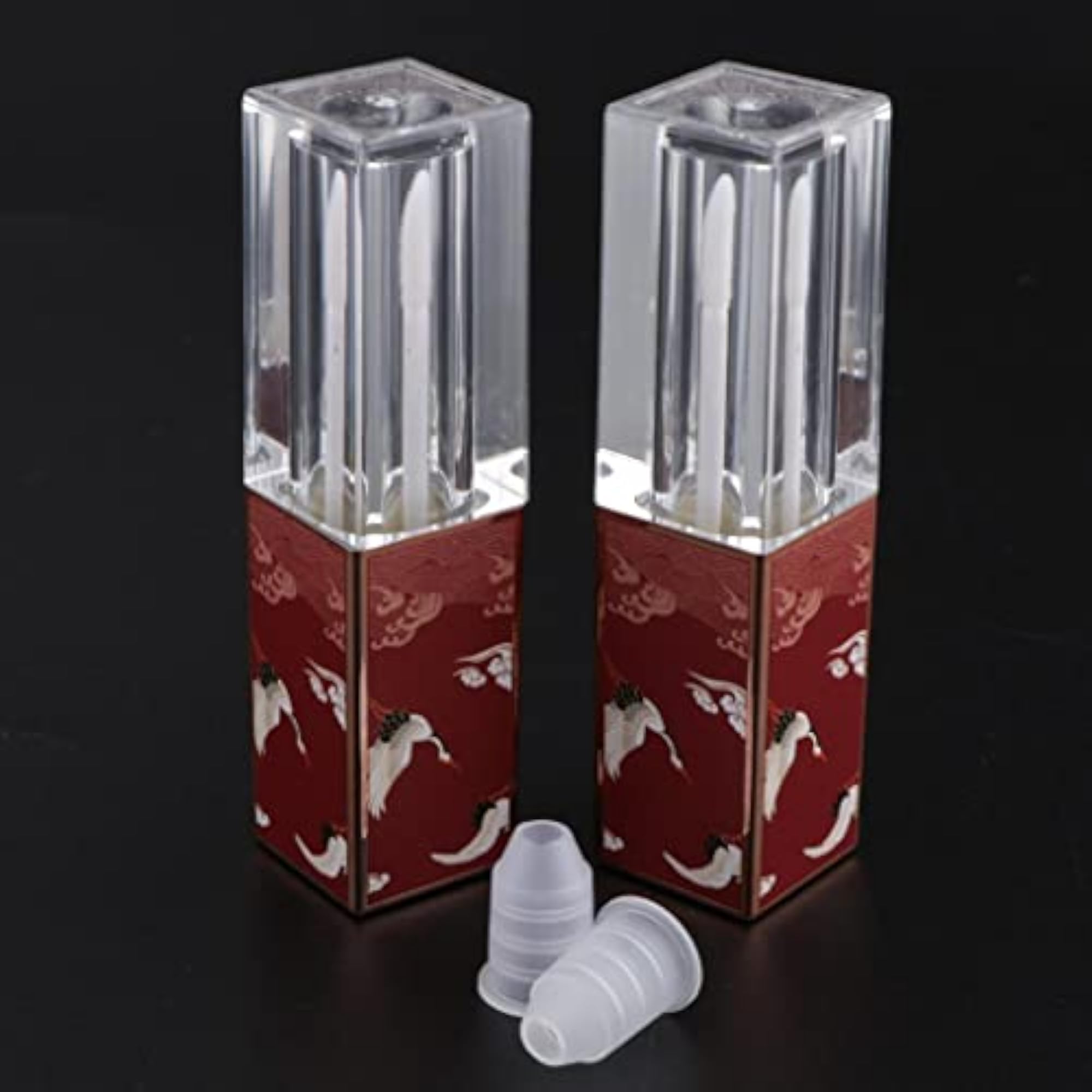 2x Empty Lip Gloss Tubes for DIY Cosmetics