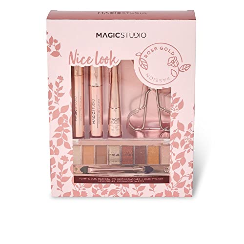 Pinceaux yeux rose gold pour estomper et appliquer les fards à paupières sans démarcation