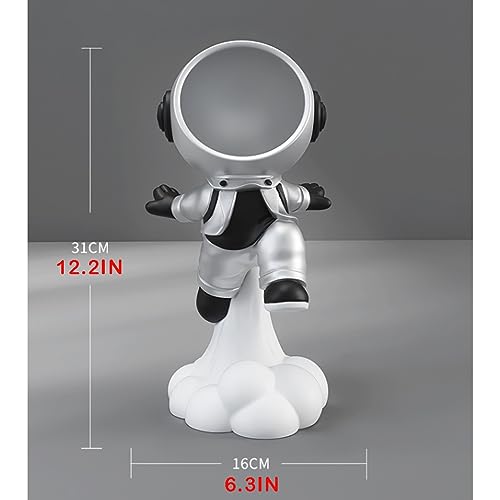 Bol à clés astronaute en résine pour entrée et salon - 8