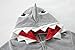 Little Hand Boys Autumn Shark Hooded Sweatshirt Zip Hoodies with Shark Fin Tops Sweater Jacket Gray Clothes 1-2 Years