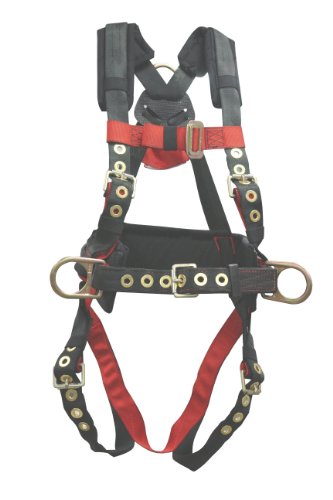 Elk River 65326 Premium Iron Eagle Polyester/Nylon 3 D-Ring Harness with Tongue Buckles, 3X-Large