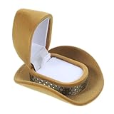 Porte-bijoux : l'étui à bagues n'est pas seulement un coffret pour bague, mais peut également être un coffret pour l'emballage de boucles d'oreilles.