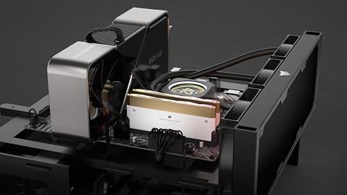 CORSAIR DOMINATOR TITANIUM Wave Kit di Accessori – x2 Barra luminosa LED RGB per la Memoria CORSAIR DOMINATOR TITANIUM – Oro - RAM - Immagine 1