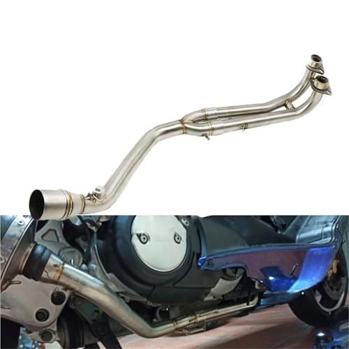Pot d'échappement moto durable en acier inoxydable pour Yamaha Tmax 500 Yp500 2012