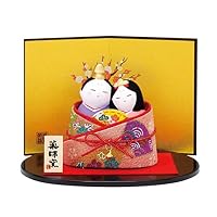 Amazon.co.jp: 薬師窯(yakushigama) 桃の節句 ひな人形 錦彩 花かざり