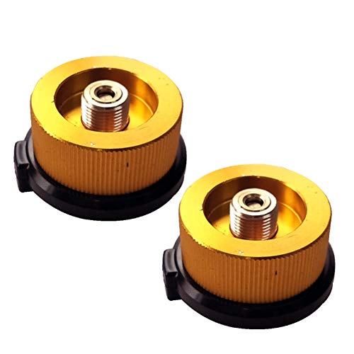 Lesai Gaskartuschen Adapter,2 Stck Campingkocher Anschluss Gas Flasche Adapter Cover