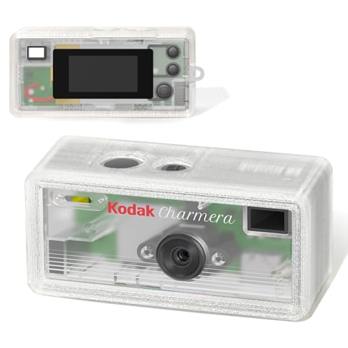 CAIYOULE �ی�J�����P�[�X Kodak CHARMERA �L�[�`�F�[�� �f�W�^���J�����Ή� �N���A �J�����Ȃ�