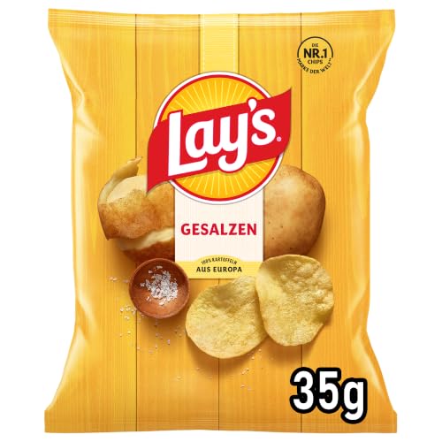 Lays Gesalzen - Knusprig gesalzene Kartoffelchips für eine gelungene Party - 20 x 35g – Ansicht 3