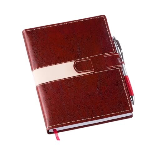 Agenda Diária 2025 Planner Diário Anual Agenda Planejamento Caderno De Anotações Diário (Marrom)