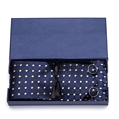 Corbata tejida de seda para traje en caja regalo