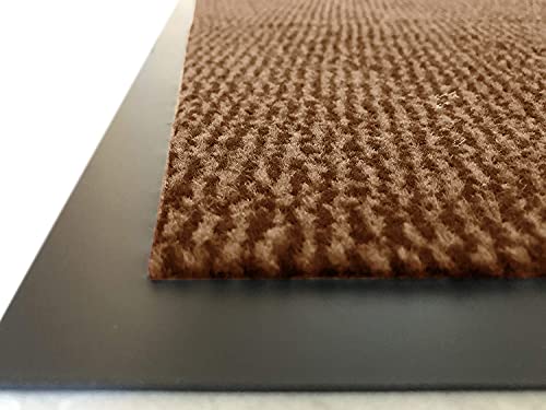 Barrier Mats Door Mat | Dirt Stopper Mats Doormat Floor Mat Rubber Kitchen Mats | Rugs Dirt Trappers Pets Mat | Indoor/Outdoor Mats | Beige/Black - 90 x 150cm | POLYPROPYLENE PILE