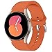 Sport Band Compatible with Samsung Galaxy Watch 5 40mm 44mm/ Watch 5 Pro, 20mm No Gap Silicone Replacement Band for SamsungÂ GalaxyÂ Watch 4Â Â 40mmÂ 44mm - Orange