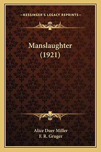 Manslaughter (1921)