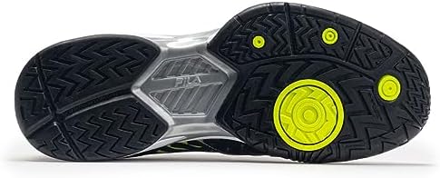 Fila Mens Volley Zone Pbf, Color: Wht/Blk/Sfty, Size: 9.5 (1PM01793-115-9.5) | Image 3