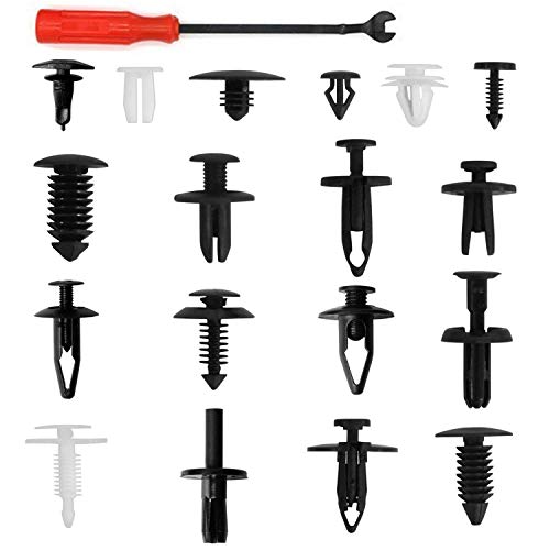 Cikuso 421pcs Clips de Garniture de Voiture Clip de Panneau Universel Universel Dispositif de retenu de poussee Rivet en Plastique Clips de Garniture de Porte de Voiture Clips de retenue Cover
