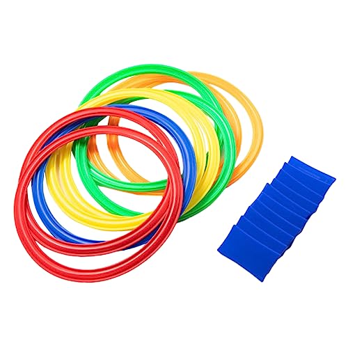 KICHOUSE Multi-Plastic Rings Ring Shot and Girls' Outdoor Garden Games Backyard Boys and Girls Play Equipment Random