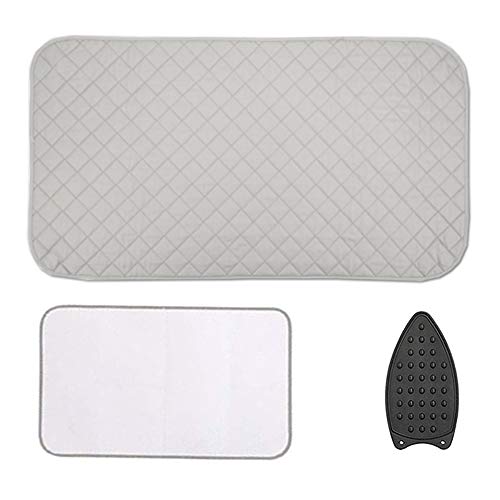 HOMCOU Ironing Mat Ironing Pad Portable Travel Ironing Blanket with 4 pcs Corner