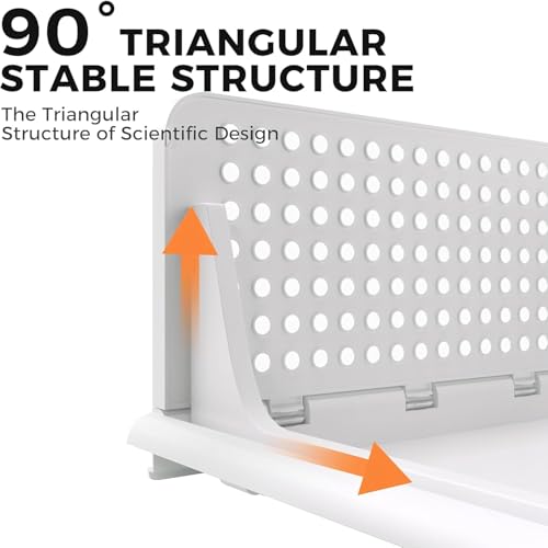 Image of VERAT 1 Pieces Storage and Organisers /Wardrobe Organizer Storage /Plastic Wardrobe /Cloth Adjustable for Foldable /Clothes Organizer Foldable Shirt /Almirah /Cupboard /Cupboard Stackbale Clothes(White)