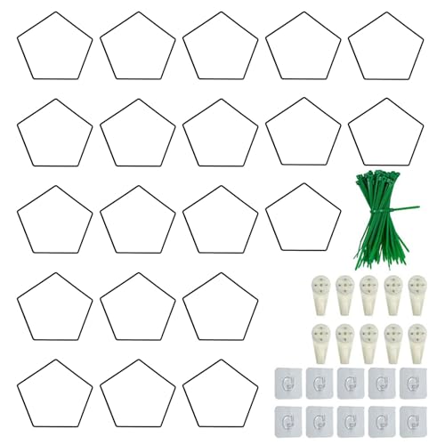 Estacas de hierro para crecimiento y estabilidad, plantas trepadoras de vegetales, plantas de jardín, estructura de soporte de flores