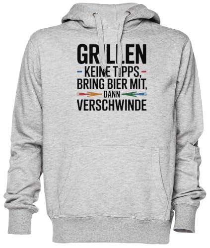 Sweat à capuche jersey gris unisexe avec maille douce et souple