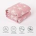 NTBAY 3 Layer Toddler Blanket, Muslin Cotton Jacquard Bed Blankets, Lightweight Thermal Baby Blanket, Super Soft and Warm Crib Blanket for All Seasons, Decoration Gift, 30