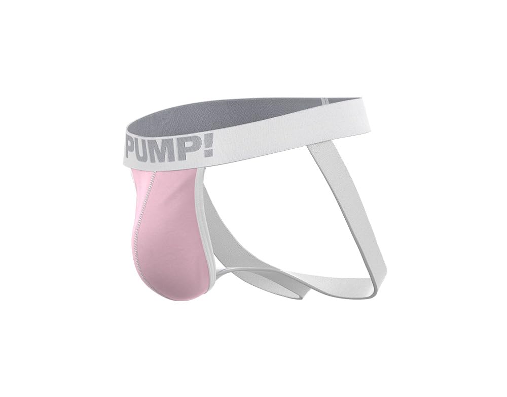 MILKSHAKE BUBBLE GUM JOCK Pinks Men's Jockstrap Underwear|Athletic Support Jockstraps with Backless Design|Enhanced Lift| Comfortable Fit|Breathable Fabrics for Sports & Everyday Wear