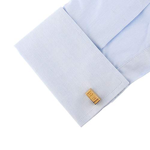 Mancuernillas Daesar para camisa en color dorado miniatura 4