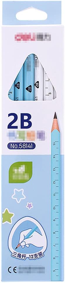 2b Hb 鉛筆 えんぴつ 小学生 2b 三角軸 定規スケール付き かきかた 卒園 卒業記念 入学 祝い 準備 記念品 幼稚園 ギフト プレゼント 2b 空青い 1ダース 新品未使用正規品