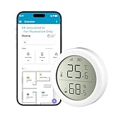 QKF Temperature and Humidity Sensor, Require Zigbee Hub, Wireless Smart...