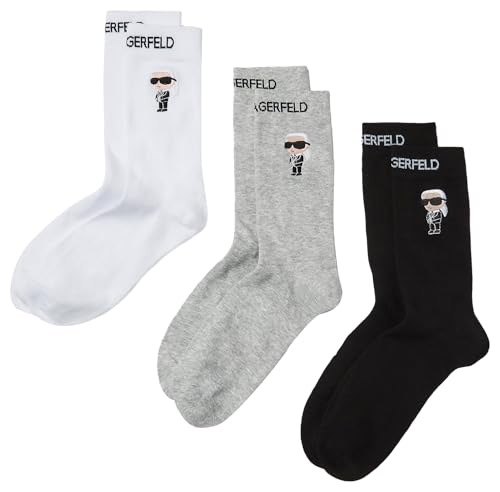 Chaussettes KARL LAGERFELD Ikon lot de 3 pour éviter les frottements en chaussure