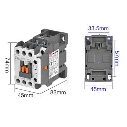 Contacteur de puissance MC-12b AC 12A 220V triphasé et monophasé - 5