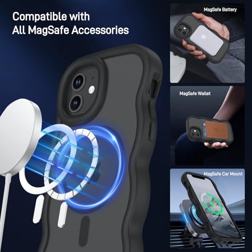 Coque de téléphone compatible avec MagSafe iPhone 12 Pro