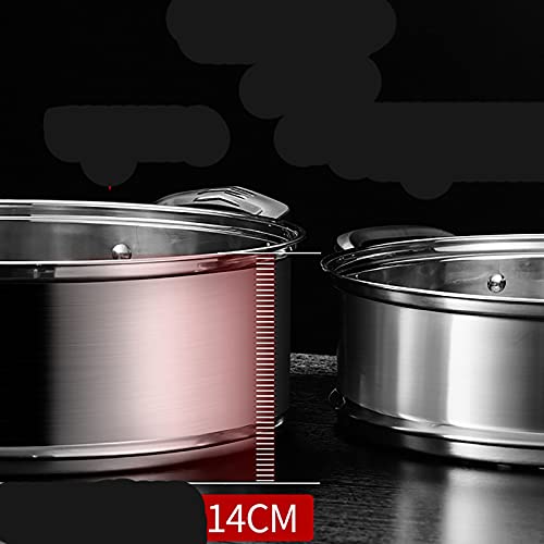 Marmite à soupe 38cm en acier inoxydable 304 pour cuisinière à gaz - 6