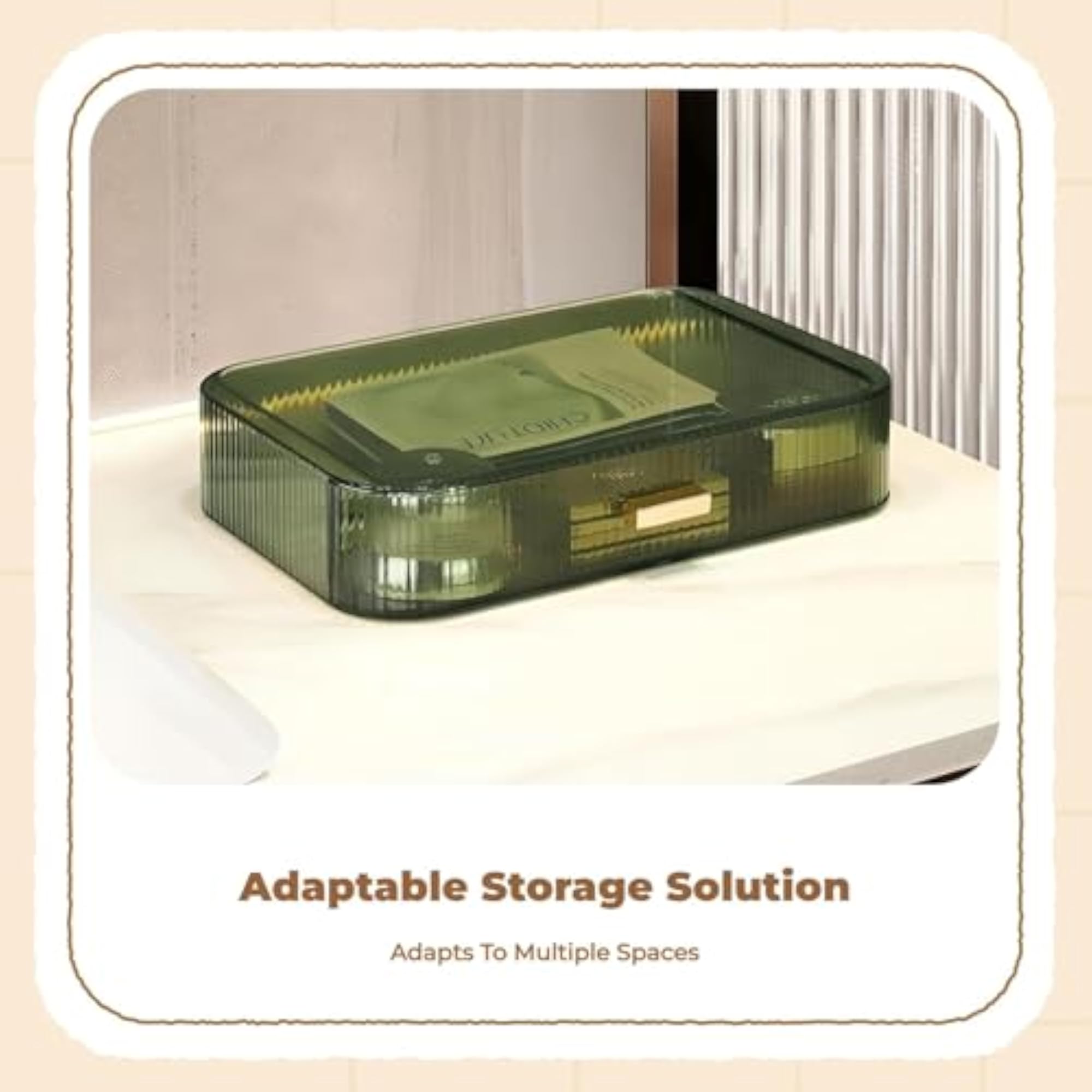 Waterproof Pull-Extendable Drawer Makeup Organizer