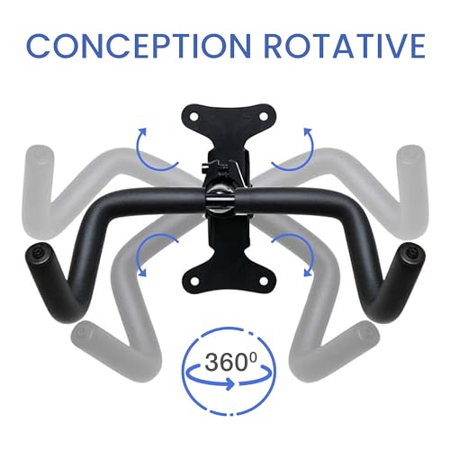 Support de vélo mural pliable suspendu gain de place intérieur