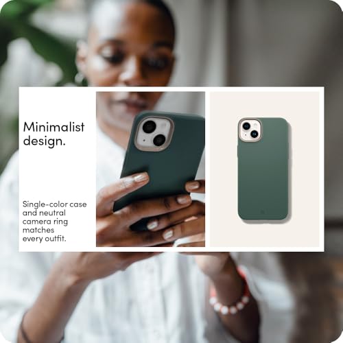 Image of Spigen Cyrill UltraColor Mag | iPhone 14 Plus Case | Green iPhone 14 Plus Back Cover | TPU+Poly Carbonate - Kale