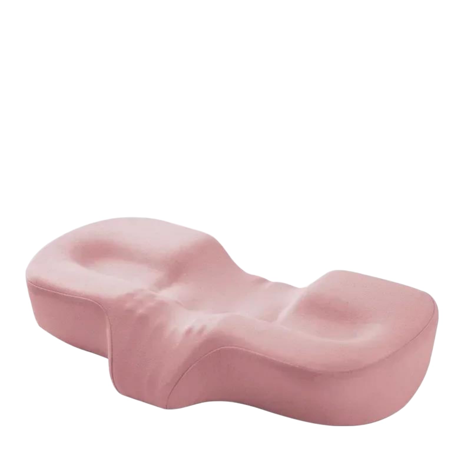 BFJNFPBEU Ergonomic Cervical Pillow for Neck Pain Relief, Memory Foam Orthopedic Pillow for Side Back Sleepers, Contour Neck Support Pillow,Pink
