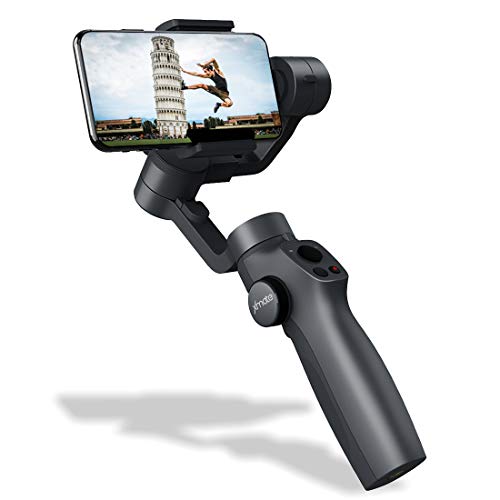 Xmate Tour 3 Axis Handheld Smartphone Gimbal (Black) |Object Tracking | Zoom Capability |Video Edit & Share Support | 12 Hours Battery Life