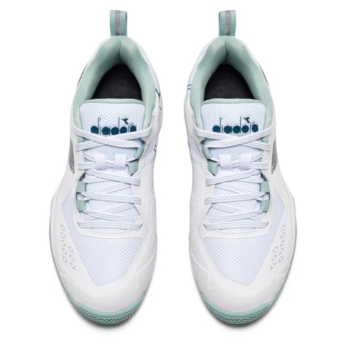 Diadora Womens Blushield Torneo 2 Clay Tennis Sneakers Shoes - Blue, White4