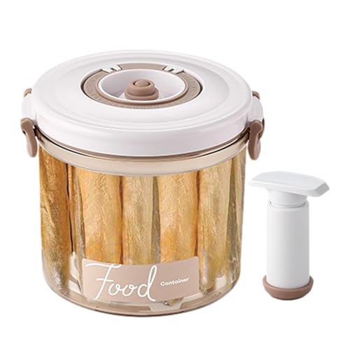 Recipientes herméticos sellados al vacío para almacenamiento de cocina, organizador de alimentos impermeable a prueba de fugas con bomba, apto para microondas, apilable, reutilizable para verduras y