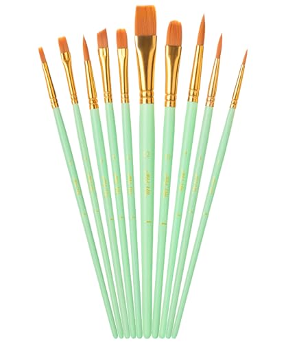 Mr. Pen- Artist Paint Brushes for Acrylic Painting, 10 pcs,
