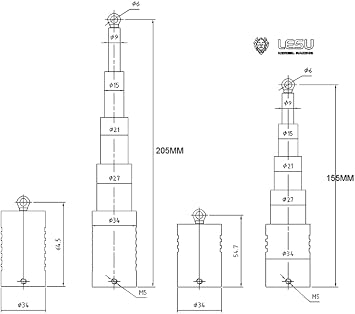 LESU 215Mm Lift Cylinders Hydraulic System for 1/14 RC DIY a Dumper Truck Car Model