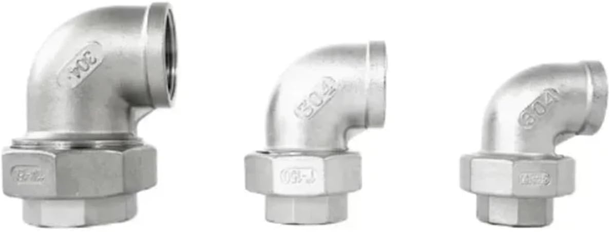 1pcs 304 Stainless Steel Inner Wire Loose Elbow Anti-rust Suitable for Water Heating Accessories Natural Gas Tube Clamp(1/2")