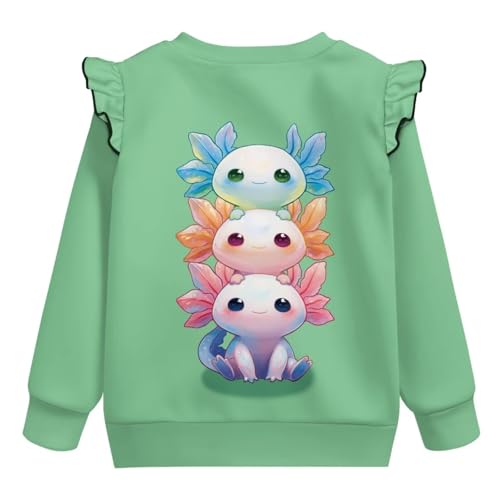 GePrint Toddler Girl Sweatshirt Breathable Washable Little Girls Long Sleeve Top Warmth for Outdoor Activities2