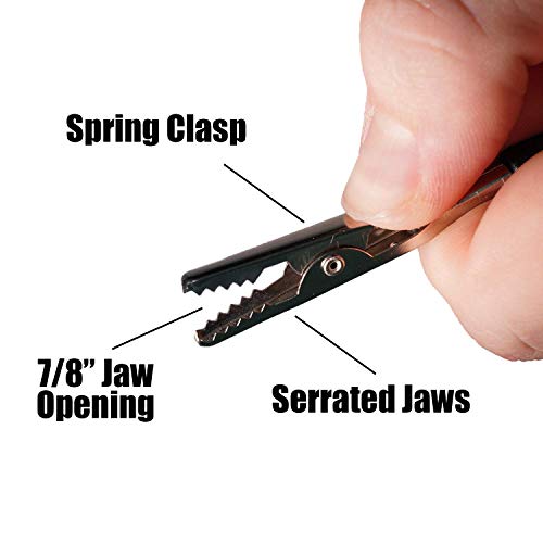 Image of Anti Static ESD Wrist Strap, Blue Fabric Wrist Band, Black Coil Cord Set, 6' Cord with 10mm Snap, Banana Plug and 4mm Alligator Clip, Adjusts up to Size XL, StaticTek WO5 (8 Pack)