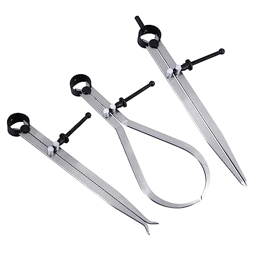 VILLFUL 8 Caliper Gauge Set Spring Dividers Adjustable Lockable Mechanism Precision Measurement Tool for /
