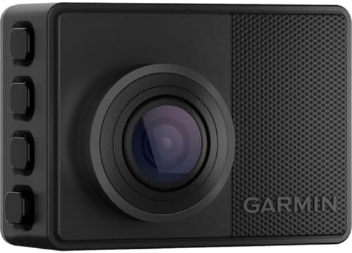 Garmin Dash Cam 67W, 1440p and Extra-Wide 180-degree FOV, Monitor Your Vehicle While Away w/New Connected Features, Voice Control, Compact and Discreet, Includes Memory Card - 010-02505-05