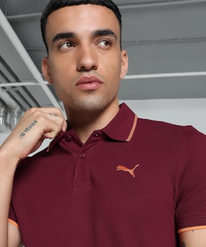 Image of Puma Men's Solid Slim Fit T-Shirt